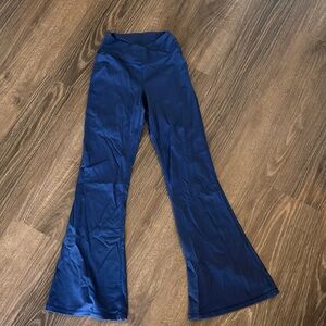 Navy Flared Leggings